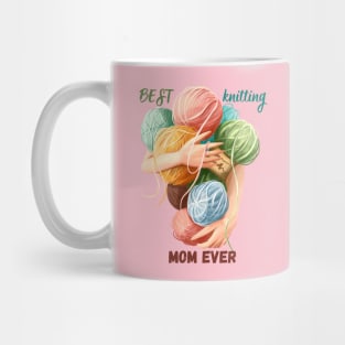 The best knitting mama ever, stickers, shirts, Mug